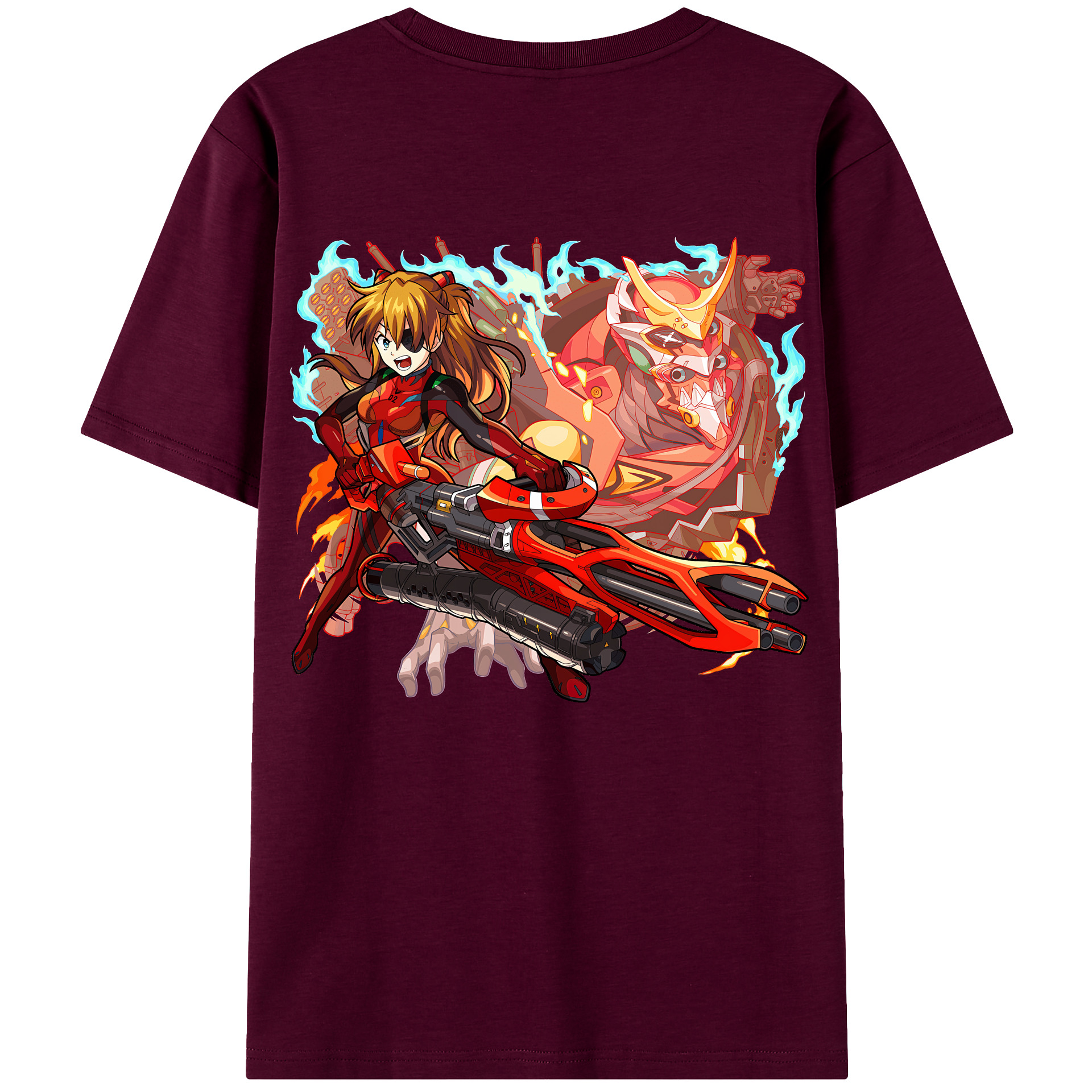 （画像用） EVA 新世紀エヴァンゲリオン レディース半袖Tシャツ(バックプリント)